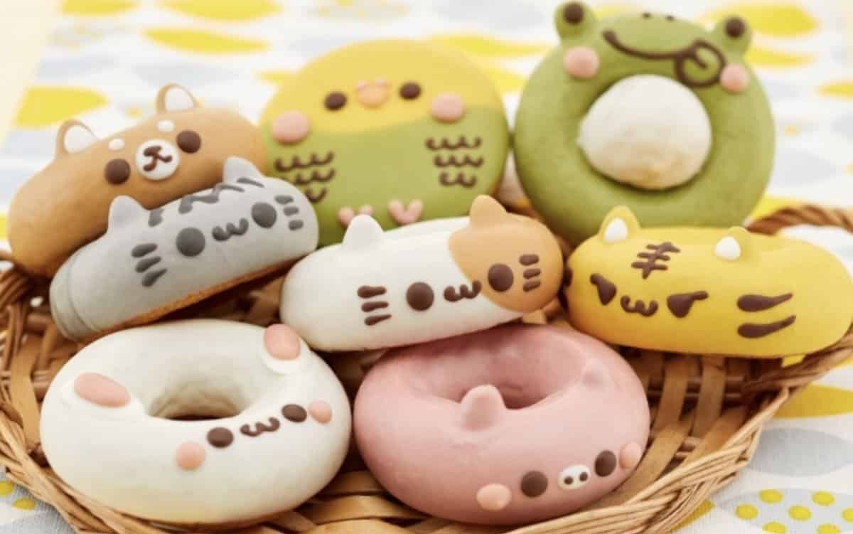 donuts japonais en forme d'animaux