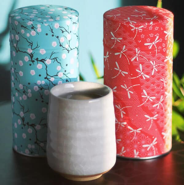 boites à thé japonaises recouvertes de papier washi