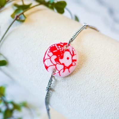 bracelet japonais artisanal motif carpe japonaise