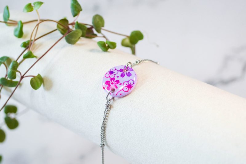 Bracelet Polymere Pinku to Murasaki Sakura 1 scaled 1
