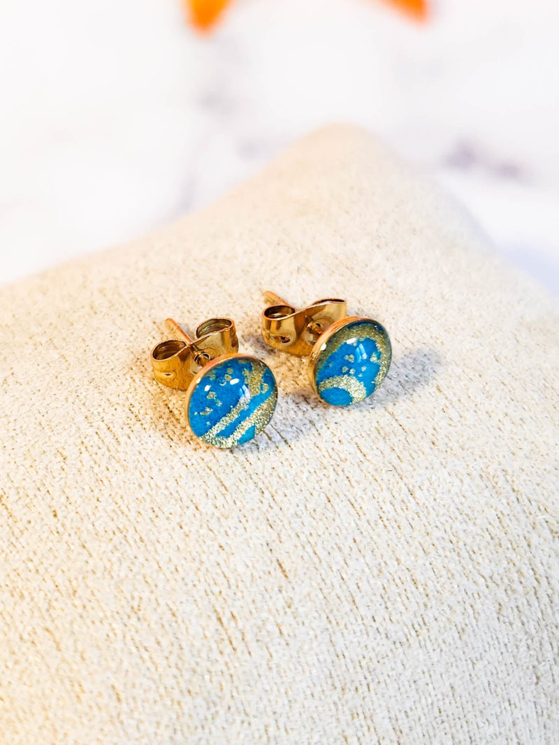 Puces Washi Kin Midori dore vue de dessus