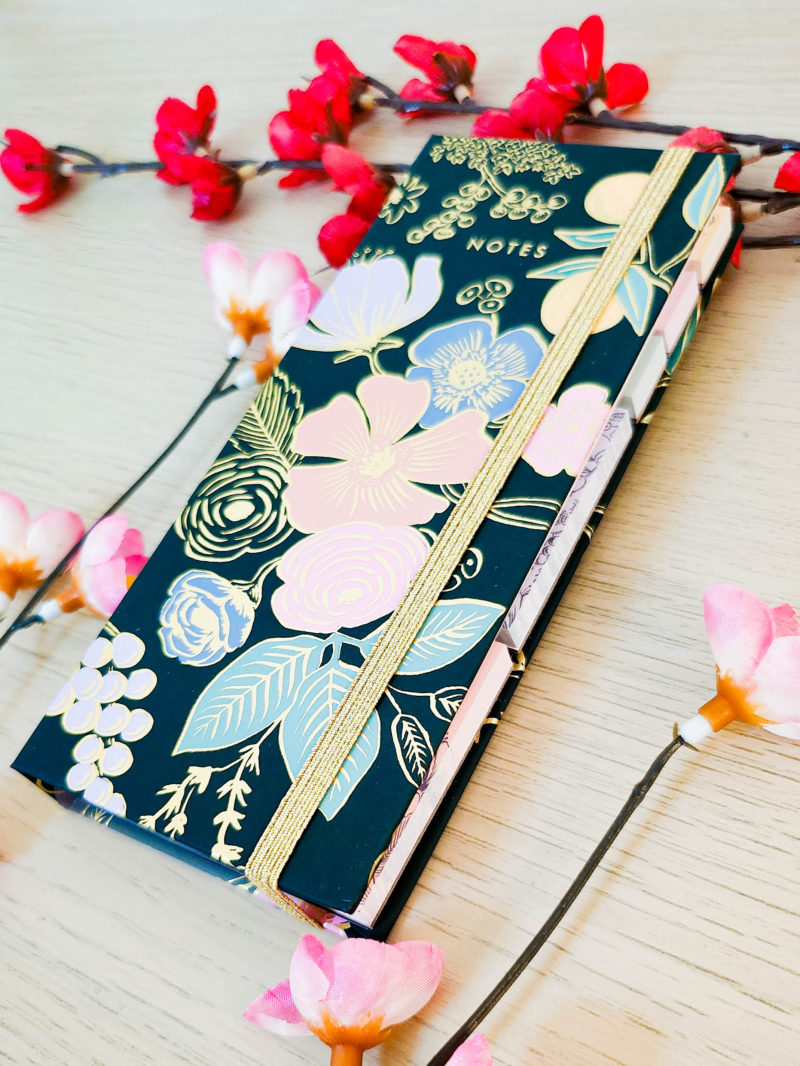carnet de notes floral Papeterie japonaise Hana scaled