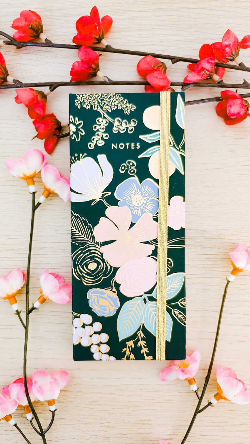 carnet floral Papeterie japonaise Hana scaled
