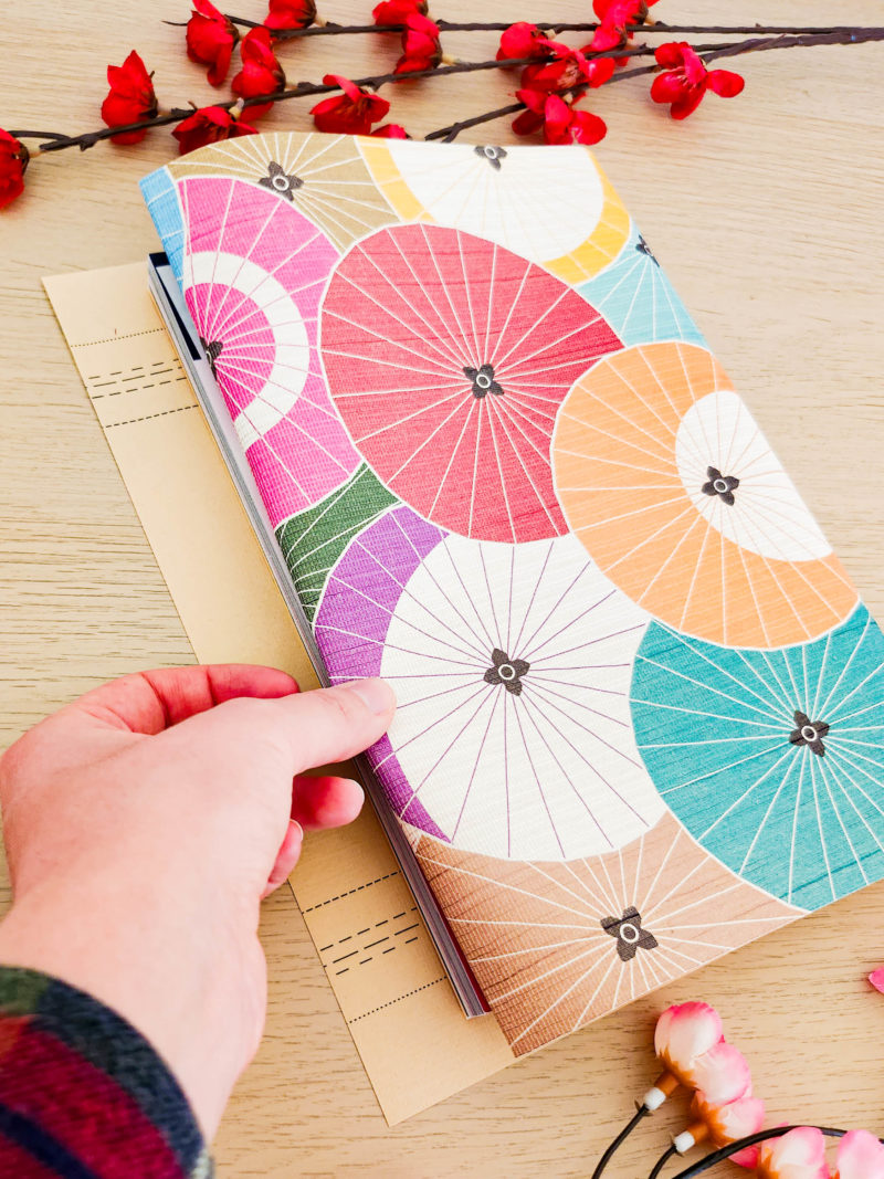 couverture de livre en papier washi et a plier scaled