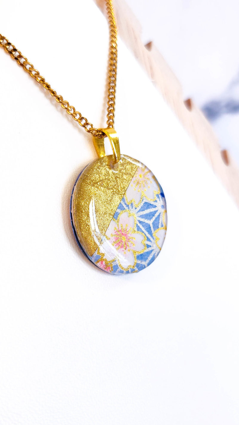 Collier Washi Duo Aoi Sakura dore scaled